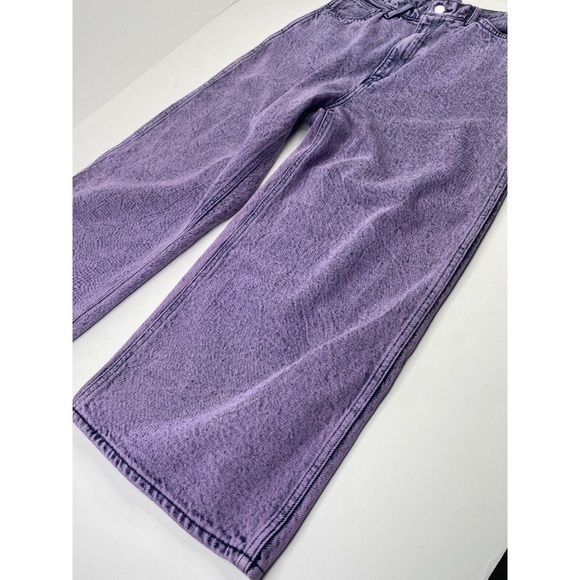 RARE Levis LINE 8 “SAMPLE GARMENT” Cropped Jeans - Picture 2 of 8